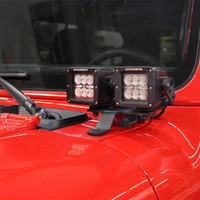 18-20 Jeep Wrangler JL/JLU/Gladiator JT Light Mount - Two 3in Cubes