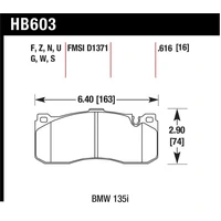 BMW 135i HP+ Street Front Brake Pads