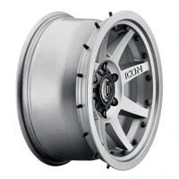 Rebound Pro 17x8.5 6x135 6mm Offset 5in BS 87.1mm Bore Titanium Wheel