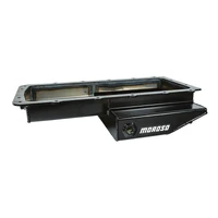 Ford 5.0 Coyote/Cobra (w/Rear Sump) Road Race Baffled Wet Sump 9.5qt 4.5in Steel Oil Pan