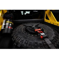 Spare Tire Storage Bag 8.5 x 13 Inch Black Vinyl Coated Nylon