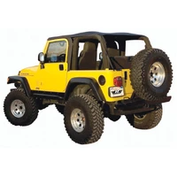 1997-2006 Jeep Wrangler(TJ) Excludes LJ Unlimited Frameless Soft Top Kit - Black Diamond