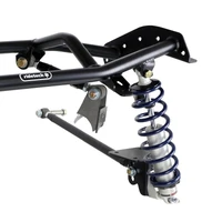 Bolt-On 4-Link W/ Double Adjustable Bars For 1967-1969 GM F-Body R-Joints Bars Bolt-On Cradle Axle Brackets And Hardware Powder Coated Black Powder