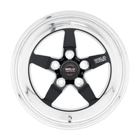 S71 15x10.33 / 5x120mm BP / 7.5in. BS Black Wheel (Low Pad) - Non-Beadlock