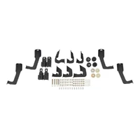 10-18 Dodge Ram Crew Cab 5ft & 6ft Bed HDX Drop Wheel-To-Wheel Nerf Step Bars - Text. Blk