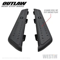 09-18 Dodge RAM 1500 Crew Cab Outlaw Nerf Step Bars