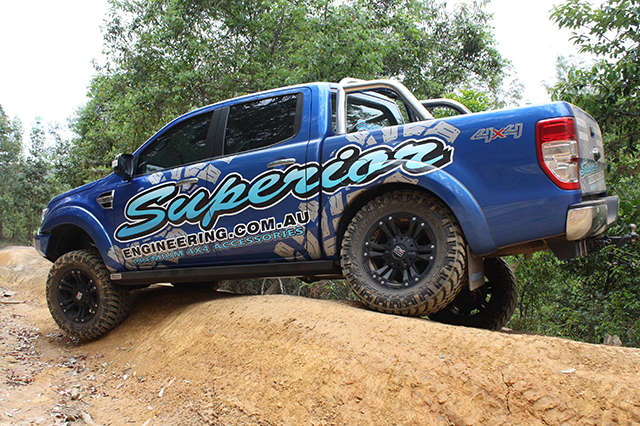 Superior Weld In Coil Conversion VSB14 Approved w/Nitro Gas Twin Tube Shocks (Front and Rear) Suitable For Ford PX-PXII-PXIII Ranger/Mazda BT-50 (2012-2020) - SUP-NG-RAGPXCOIL2-KIT