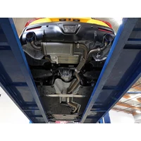POWER Takeda (t) 2.5in-3in 304 SS CB Exhaust w/ Black Tips (Supra 21)