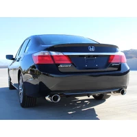 Takeda 2-1/4" to 1-3/4" 304 Stainless Steel Axle-Back Exhaust System (Accord Sport Sedan 13-17) Polished Tips