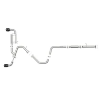 Takeda Exhaust Cat-Back 304SS Black Dual Tips Exhaust (Veloster N 19-20)