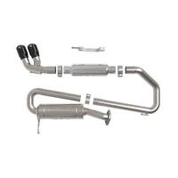 Takeda 2-1/4in. 304 SS Cat-Back Exhaust w/ Blk Tip (Jimny 18-21)