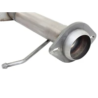 Rebel Series Exhaust SS Front Side Exit CB w/ Black Tips Ecoboost (F150 10-14)