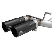 Rebel Exhausts 3in SS Cat-Back EcoBoost V6 2.7/ 5.0L w/ Black Tips (F-150 15-16)