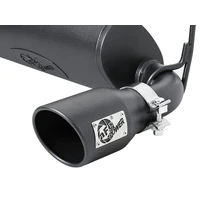Rebel Series 2.5in 409 SS Cat-Back Exhaust w/ Black Tips (Wrangler 18-19)