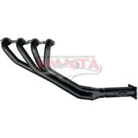 4 into 1 1 3/4in Extractors (Commodore 5.7, 6.0L VT VX VU VY VZ) - Black