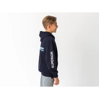 Superior Youth Hoodie Navy with Sleeve Logo (Each) 10