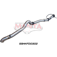 4in DPF Back Without Centre Muffler (Next Gen T6.2 Everest V6)