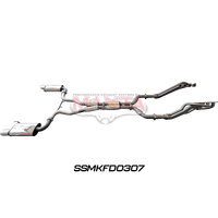 3in Full System With Centre Hotdog & Rear Muffler With Twin Tips (MUSTANG V8 FM 15-17)