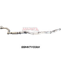 4in Turbo Back for Superior Eng Coil Conv 300 Ext With Cat (Landcruiser VDJ79 Single & Dual Cab Ute)