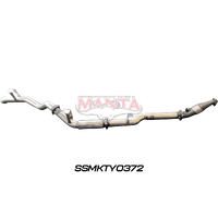 4in Turbo Back without Cat & with Muffler (Landcruiser VDJ76 4.5L V8 Wagon (Without DPF))