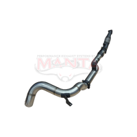 Turbo Back, 4in Single Side Exit With Cat (Landcruiser VDJ79 V8 4.5L TD, Dual Cab Ute 16 On)