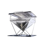 Premium Stainless Steel Firepit Grill