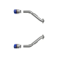 Takeda Stainless Steel Axle-Back Exhaust System w/ Blue Flame Tip (Z 23)