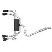 POWER MACH Force-Xp 304 SS Cat-Back Exhaust System - Black (Golf R 15-19)
