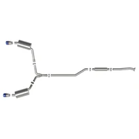 Takeda 2-1/2in to 2-1/4in 304 SS Cat-Back Exhaust System w/BlueFlame Tip (TSX 09-14)
