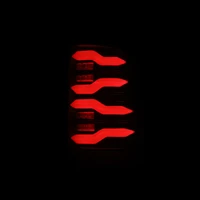 09-18 Dodge Ram Luxx-Series LED Tail Lights Alpha-Black w/ Activation Light & Seq. Signal