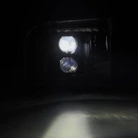 05-07 Ford Super Duty/Excursion LUXX-Series LED Projector Headlights - Alpha-Black