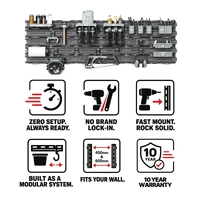 Modular Garage Wall Storage Wide Hook for Bikes & Bulky Gear