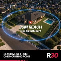 R30 Wall-Mounted Pressure Washer 2600 PSI with 30m Retractable Hose