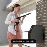 R18 Wall-Mounted Pressure Washer 1950 PSI with 18m Hose - Standard Gun