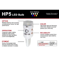 194 LED Bulb HP5 LED Cool White Pair