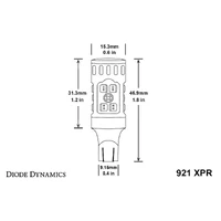 921 XPR LED Bulb Cool White Pair