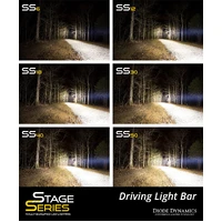 42 Inch LED Light Bar Single Row Straight Clear Combo Each Stage Series