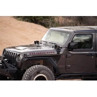 A-Pillar Dual Pod Light Mounts For 18-22 Jeep Wrangler JL 20-22 Gladiator