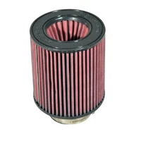 High Performance Air Filter - 3 1/2 Black Oiled Filter 6 Base / 6 7/8 Tall / 5 1/2 Top