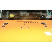 Jeep JK Hood Hinge Pair 07-18 Wrangler JK Powdercoat Black