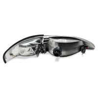 94-98 Mustang Axial Series Cobra Style Headlights- Black Housing (Clear Lens)