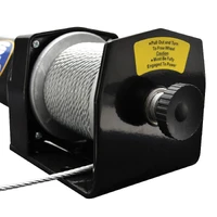 2000 LBS 12V DC 5/32in x 49ft Steel Rope LT2000 Winch