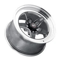 S71 15x10.33 / 5x120mm BP / 7.5in. BS Black Wheel (Low Pad) - Non-Beadlock