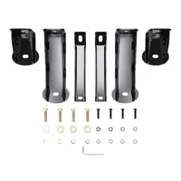 2019 Chevrolet Silverado/Sierra 1500 Crew Cab Platinum 4 Oval Nerf Step Bars - Black
