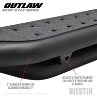 09-18 Dodge RAM 1500 Crew Cab Outlaw Nerf Step Bars