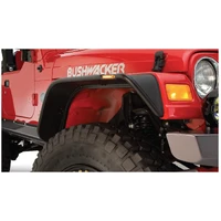 97-06 Jeep Wrangler Flat Style Flares 4pc - Black