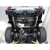 Vulcan Series 3in-2-1/2in 304 SS Cat-Back w/ Black Tips (Gladiator 20)