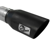 MACHForce XP Exhaust 5in DPF-Back Stainless Steel Exht 2015 Ford Turbo Diesel V8 6.7L Black Tip