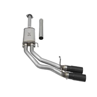 Rebel Exhausts 3in SS Cat-Back EcoBoost V6 2.7/ 5.0L w/ Black Tips (F-150 15-16)