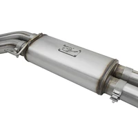 POWER Rebel Series 3in 409 SS Cat Back Exhaust w/ Black Tips (F-150 Raptor 17)